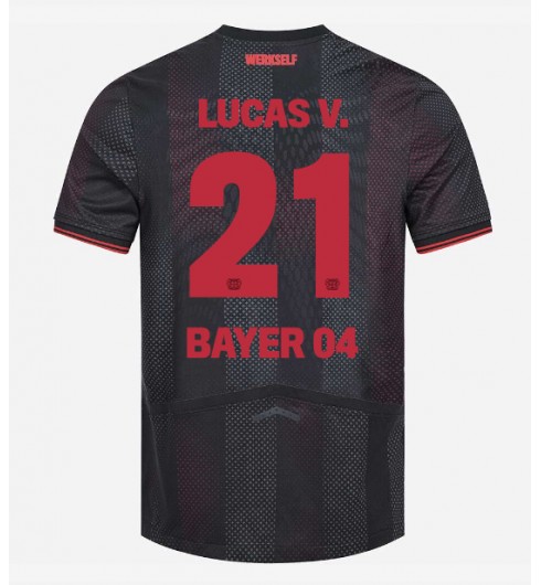 Bayer Leverkusen Lucas Vazquez #21 Domácí Dres 2025-26 Krátký Rukáv Bayer Leverkusen Lucas Vazquez #21 Domácí Dres 2025-26 Krátký Rukáv